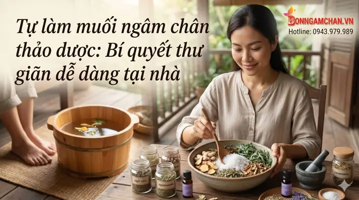 Cách Làm Muối Thảo Dược Ngâm Chân