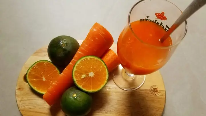 Cách Làm Nước Ép Cà Rốt Cam