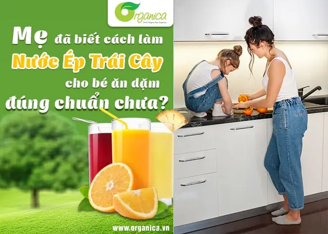 Cách Làm Nước Trái Cây Cho Bé