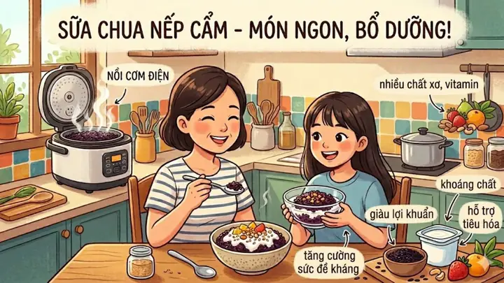 Cách Làm Sữa Chua Nếp Cẩm Bằng Nồi Cơm Điện Cách Làm Sữa Chua Nếp Cẩm Bằng Nồi Cơm Điện