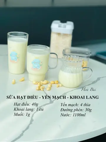Cách Làm Sữa Hạt Lợi Sữa