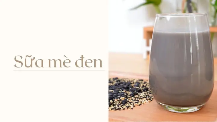 Cách Làm Sữa Mè Đen Đơn Giản