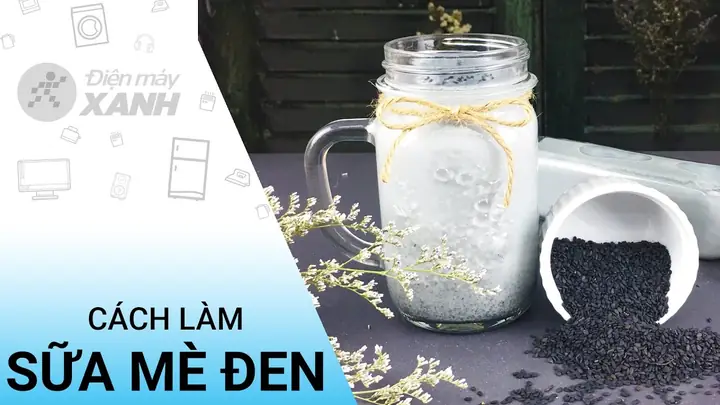 Cách Làm Sữa Mè Đen Đơn Giản