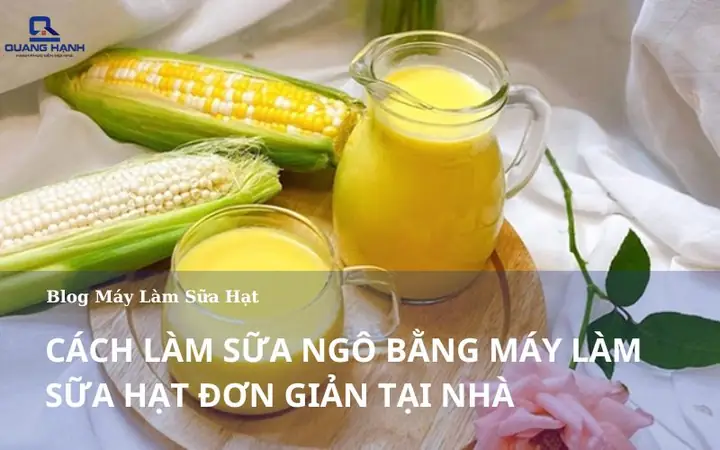 Cách Làm Sữa Ngô Ngọt Tại Nhà