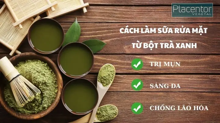 Cách Làm Sữa Rửa Mặt Từ Bột Trà Xanh Cách Làm Sữa Rửa Mặt Từ Bột Trà Xanh