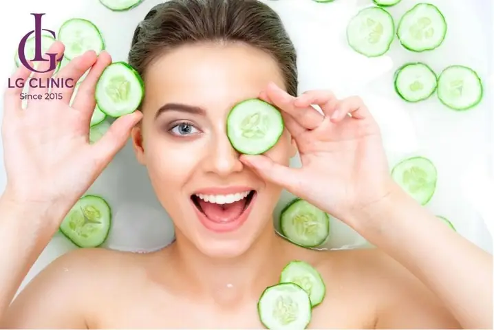 Cách Làm Trắng Da Mặt Bằng Dưa Chuột