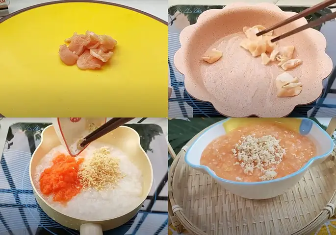 Cách Nấu Cháo Gà Cho Trẻ Ăn Dặm