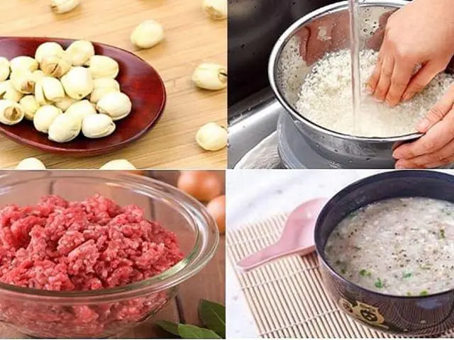 Cách Nấu Cháo Hạt Sen Thịt Bò Cách Nấu Cháo Hạt Sen Thịt Bò