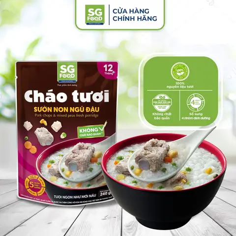 Cách Nấu Cháo Sườn Non Ngũ Cốc