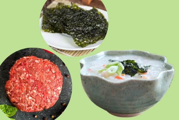 Cách Nấu Cháo Thịt Bò Rong Biển Cho Bé