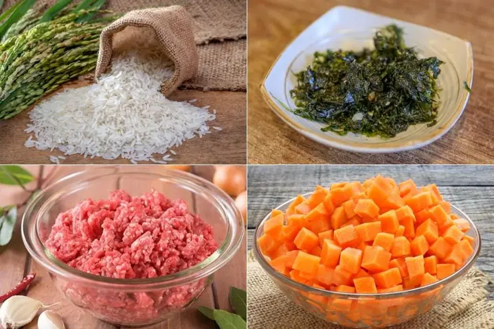 Cách Nấu Cháo Thịt Bò Rong Biển Cho Bé