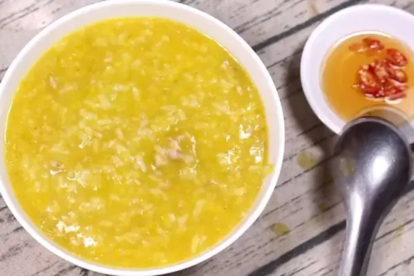 Cách Nấu Cháo Thịt Heo Bí Đỏ