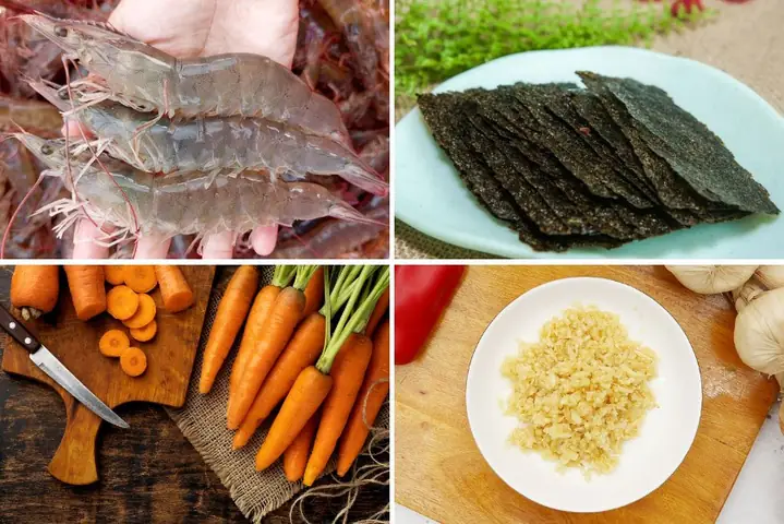 Cách Nấu Cháo Tôm Rong Biển Cho Bé