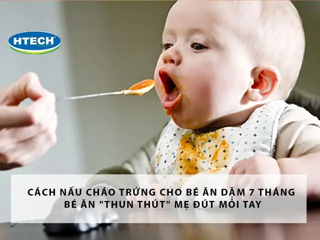 Cách Nấu Cháo Trứng Cho Bé 7 Tháng