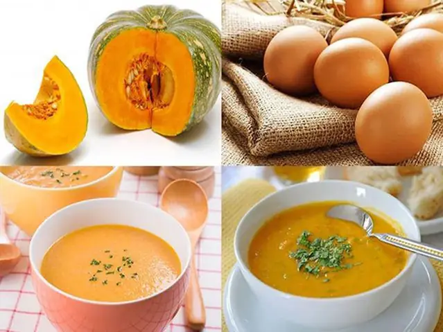Cách Nấu Cháo Trứng Gà Bí Đỏ Cho Bé