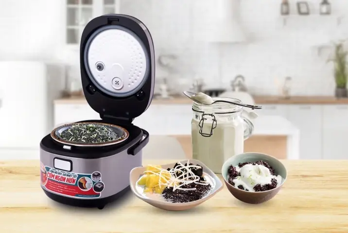 Cách Nấu Nếp Cẩm Ăn Với Sữa Chua