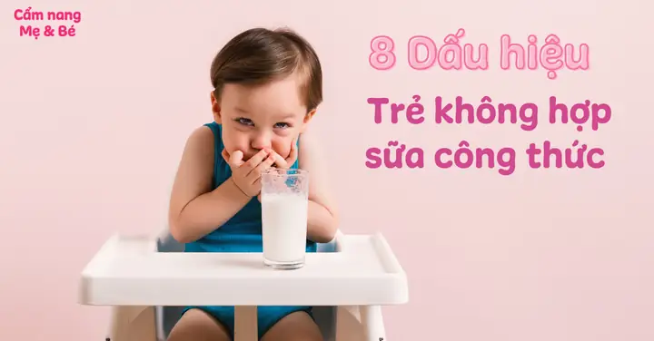 Cách Nhận Biết Bé Không Hợp Sữa