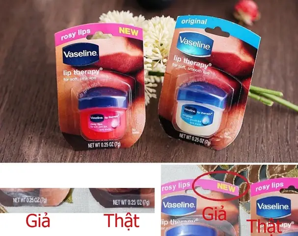 Cách Nhận Biết Son Dưỡng Vaseline Thật