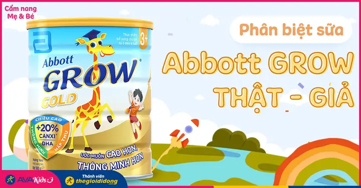 Cách Nhận Biết Sữa Abbott Grow Giả