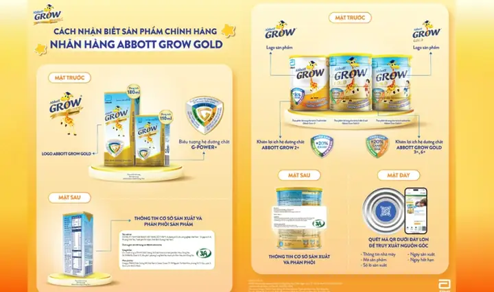 Cách Nhận Biết Sữa Abbott Grow Giả