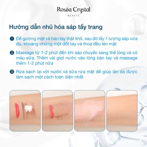 Cách Nhũ Hoá Sáp Tẩy Trang
