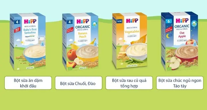 Cách Pha Bột An Dặm Hipp Gạo Sữa