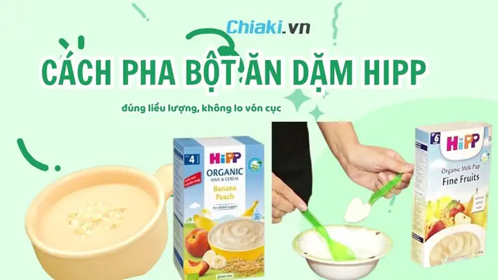 Cách Pha Bột Ngũ Cốc Cho Bé Ăn Dặm