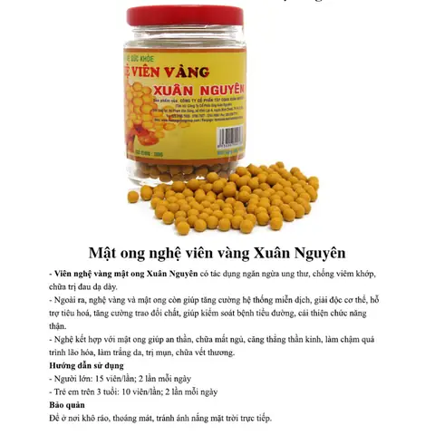 Cách Pha Mật Ong Với Nghệ Vàng