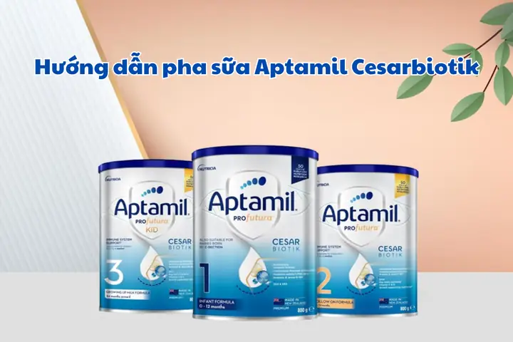 Cách Pha Sữa Aptamil Profutura Số 1 Úc