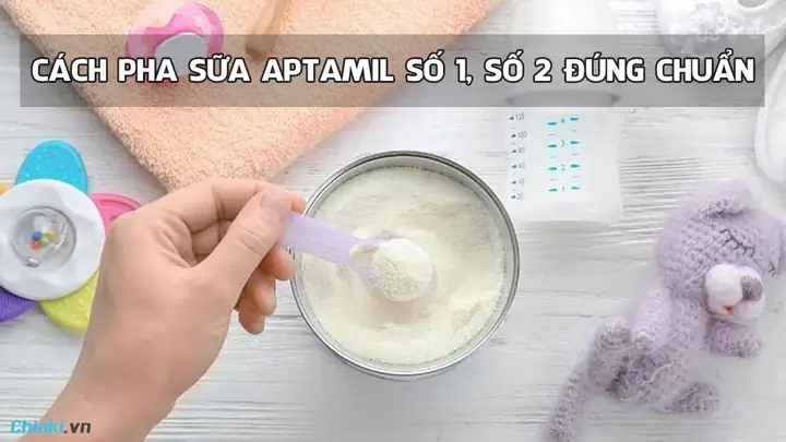 Cách Pha Sữa Aptamil Profutura Số 1 Úc