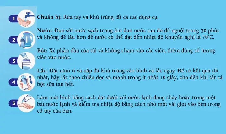 Cách Pha Sữa Aptamil Số 1 Của Úc