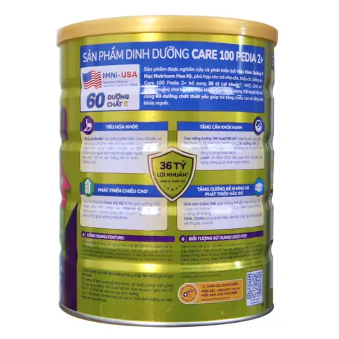 Cách Pha Sữa Care 100 Gold