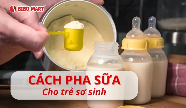 Cách Pha Sữa Cho Em Bé