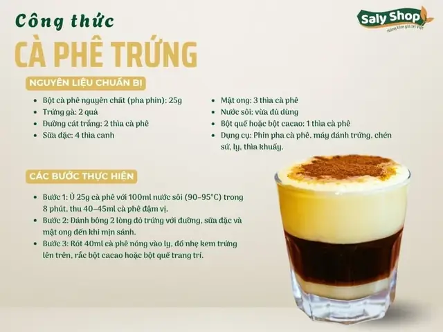 Cách Pha Sữa Đặc Với Trứng Gà