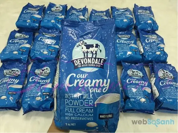 Cách Pha Sữa Devondale Dạng Bột