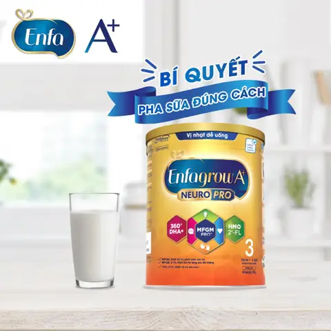 Cách Pha Sữa Enfagrow A 3