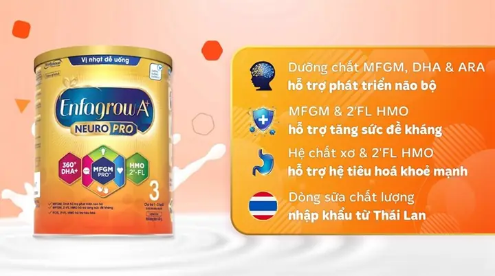 Cách Pha Sữa Enfagrow Số 3