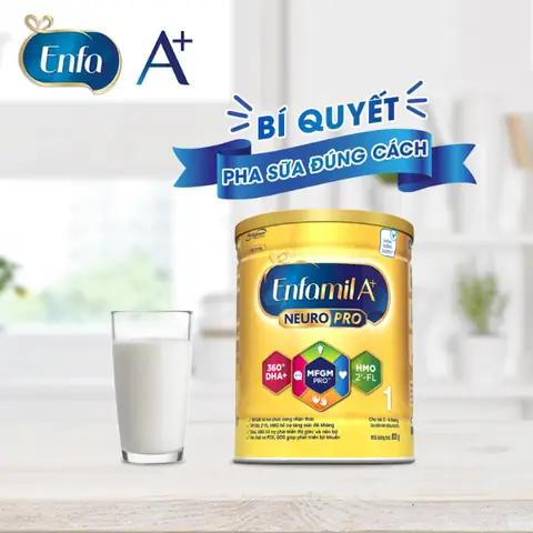 Cách Pha Sữa Enfamil A+ 1