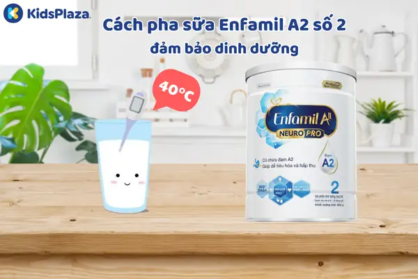 Cách Pha Sữa Enfamil Số 3