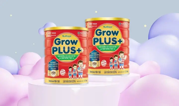 Cách Pha Sữa Grow Plus Của Nutifood