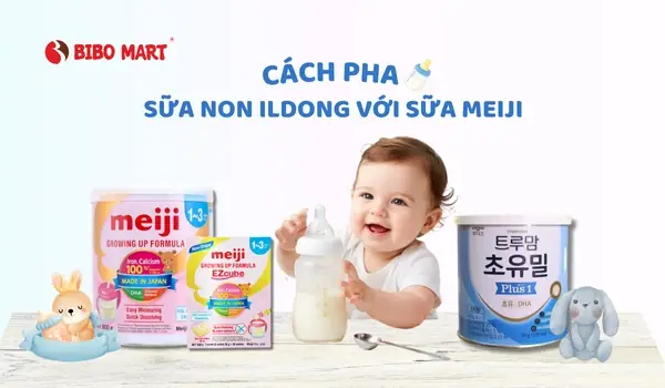 Cách Pha Sữa Non Ildong Với Sữa Mẹ