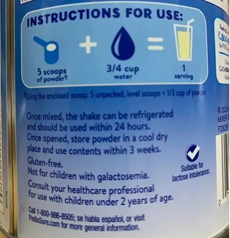 Cách Pha Sữa Pediasure Grow & Gain