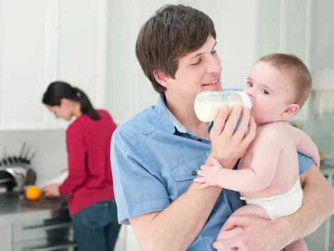 Cách Pha Sữa Với Nước Cháo Loãng