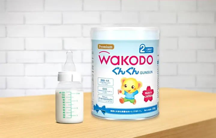 Cách Pha Sữa Wakodo Số 3