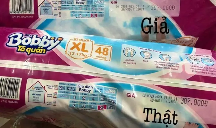 Cách Phân Biệt Bỉm Bobby Thật Giả