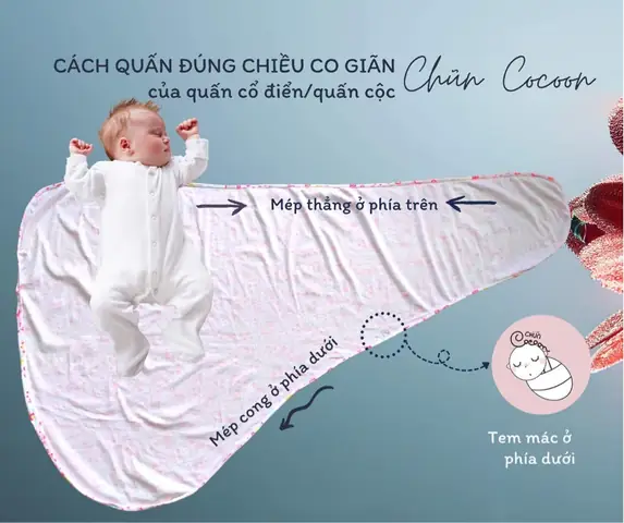 Cách Quấn Chũn Cho Bé Sơ Sinh Cách Quấn Chũn Cho Bé Sơ Sinh