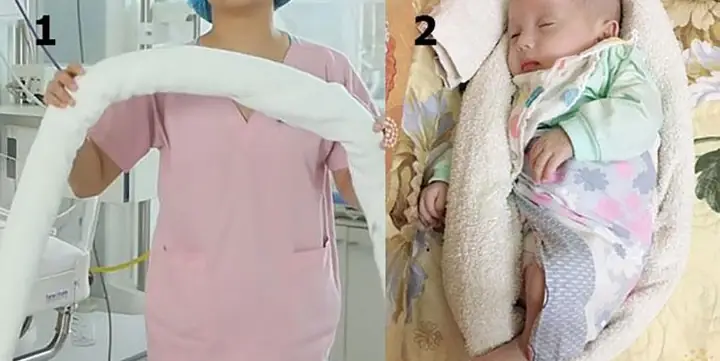 Cách Quấn Khăn Che Mặt Cho Bé