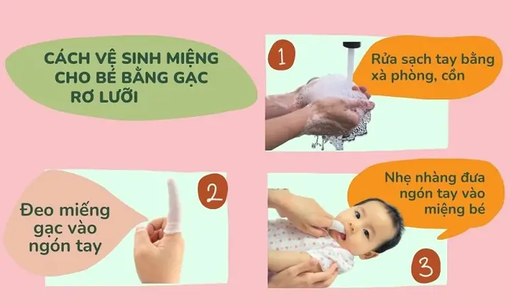 Cách Rơ Lưỡi Cho Bé Sạch