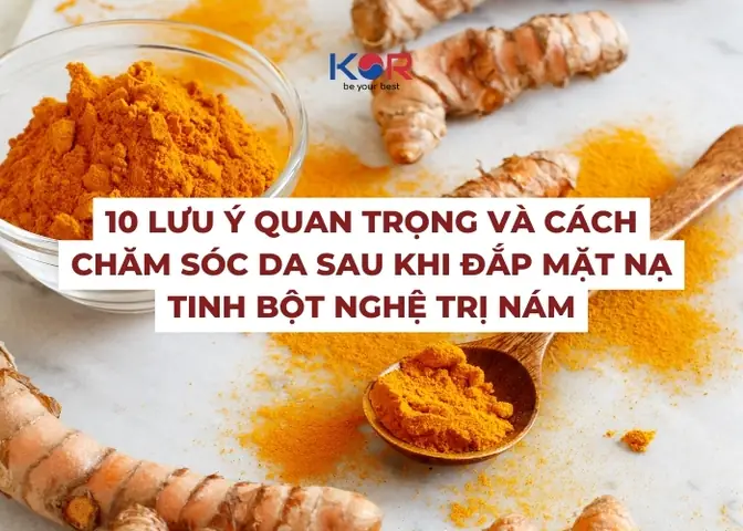 Cách Rửa Sạch Mặt Sau Khi Đắp Bột Nghệ