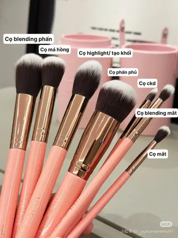 Cách Sử Dụng Bộ Cọ Trang Điểm 7 Cây